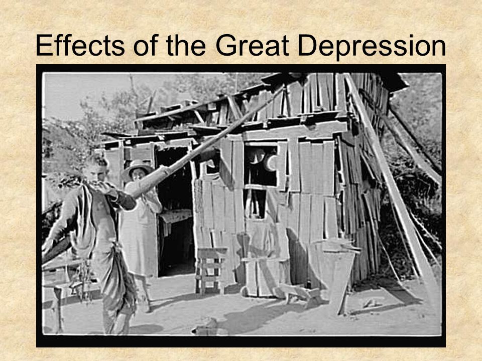 The Great Depression: Social, Psychological, and Cultural Effects
